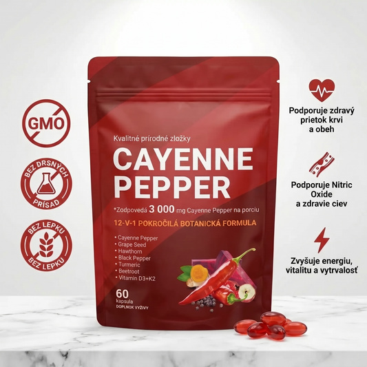 VIRZAV® Capsaicin Power – kapsuly s kajenským korením