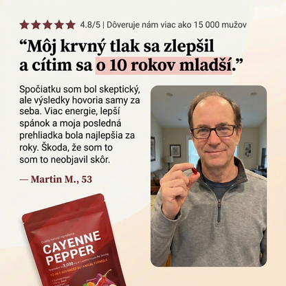 VIRZAV® Capsaicin Power – kapsuly s kajenským korením