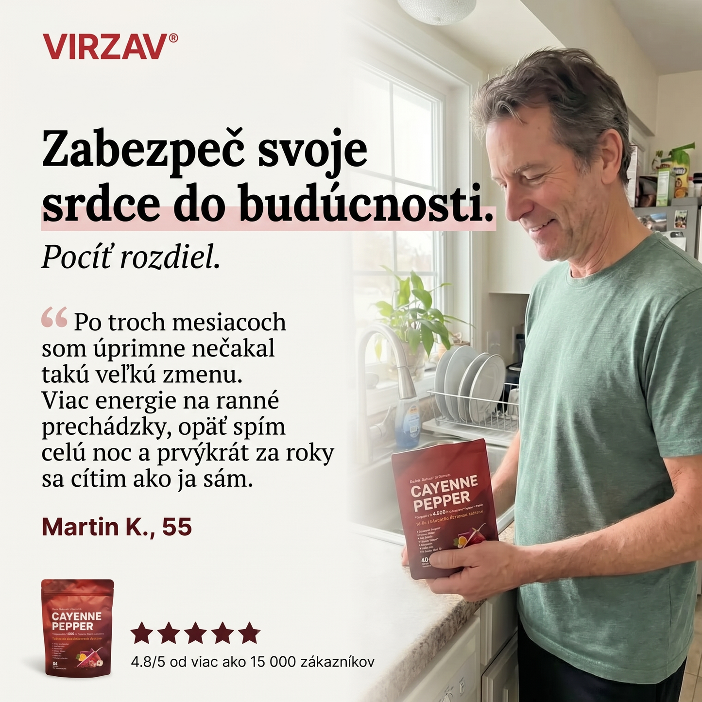 VIRZAV® Capsaicin Power – kapsuly s kajenským korením